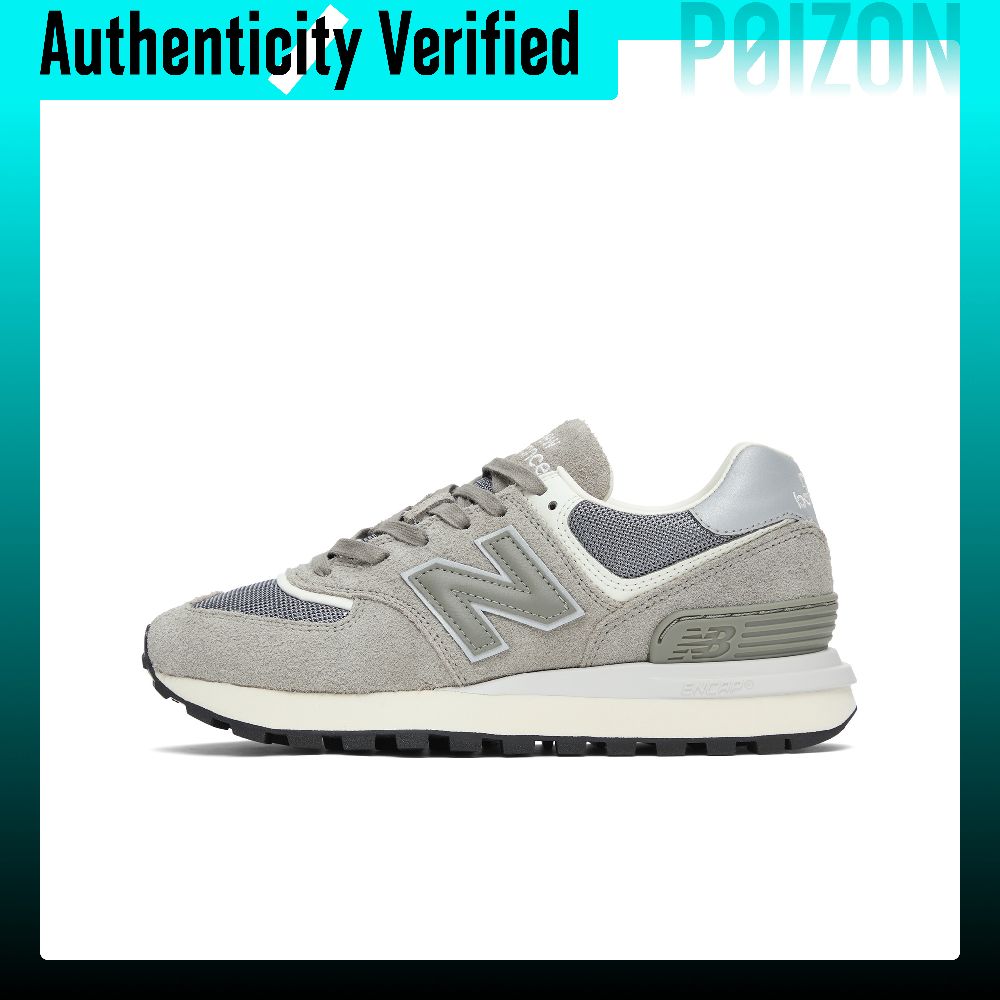 New Balance Shoes 574 - حذاء رياضي منخفض الرقبة من الجلد،