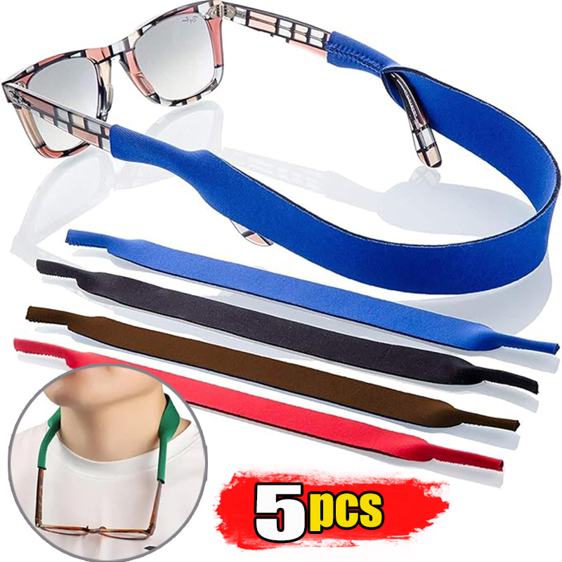 Sunglass Retainer Cord - 1-5 قطع من حزام النظارات العائمة،