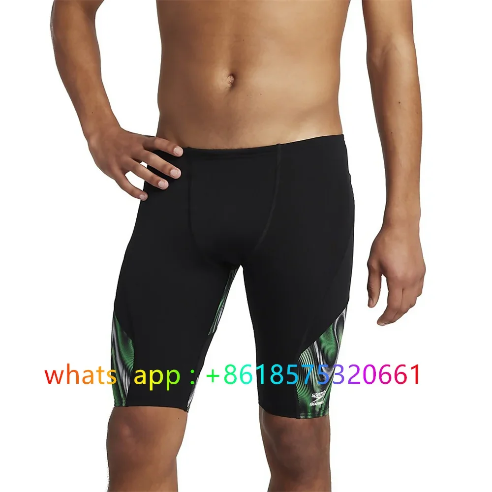 Swim Trunk Quick Dry - شورت سباحة رجالي للمنافسات والتدريب، سريع