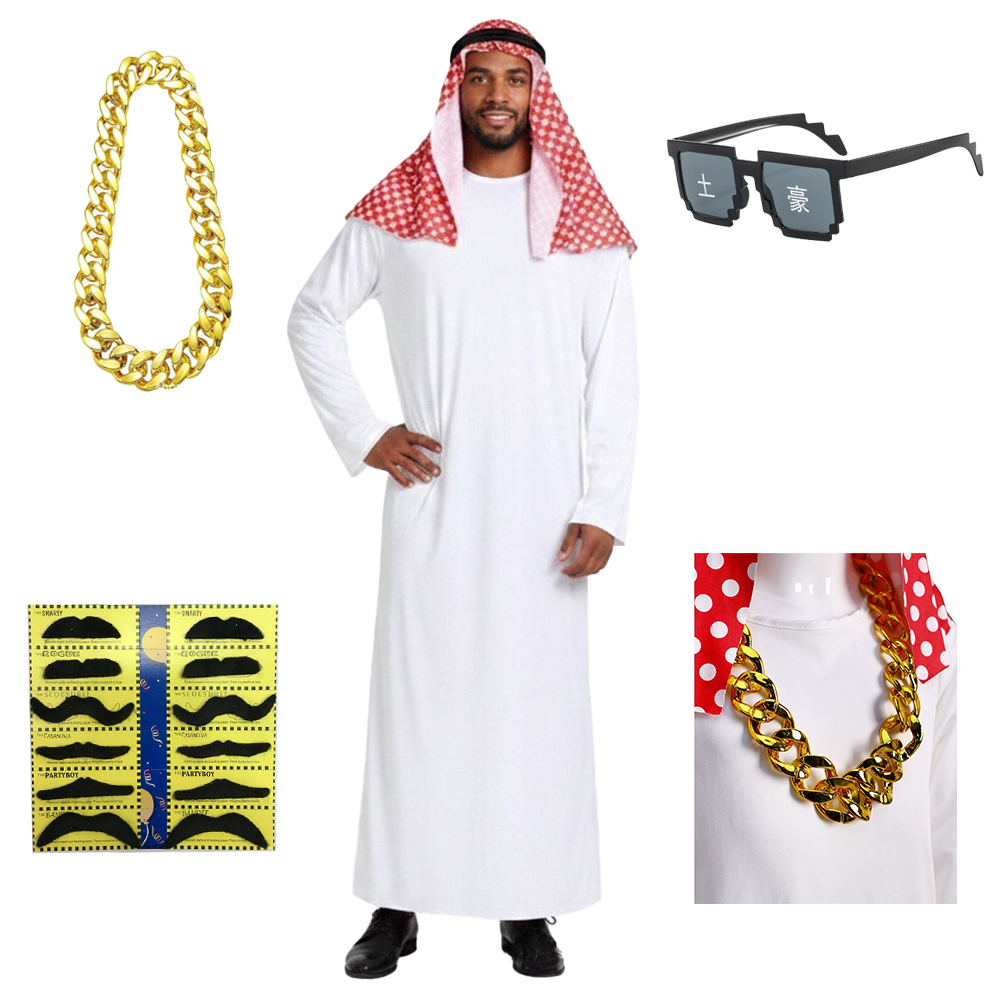 زي عربي للرجال مع سلسلة ذهبية  - مراجعة Sunglass Retainer Cord وسعره